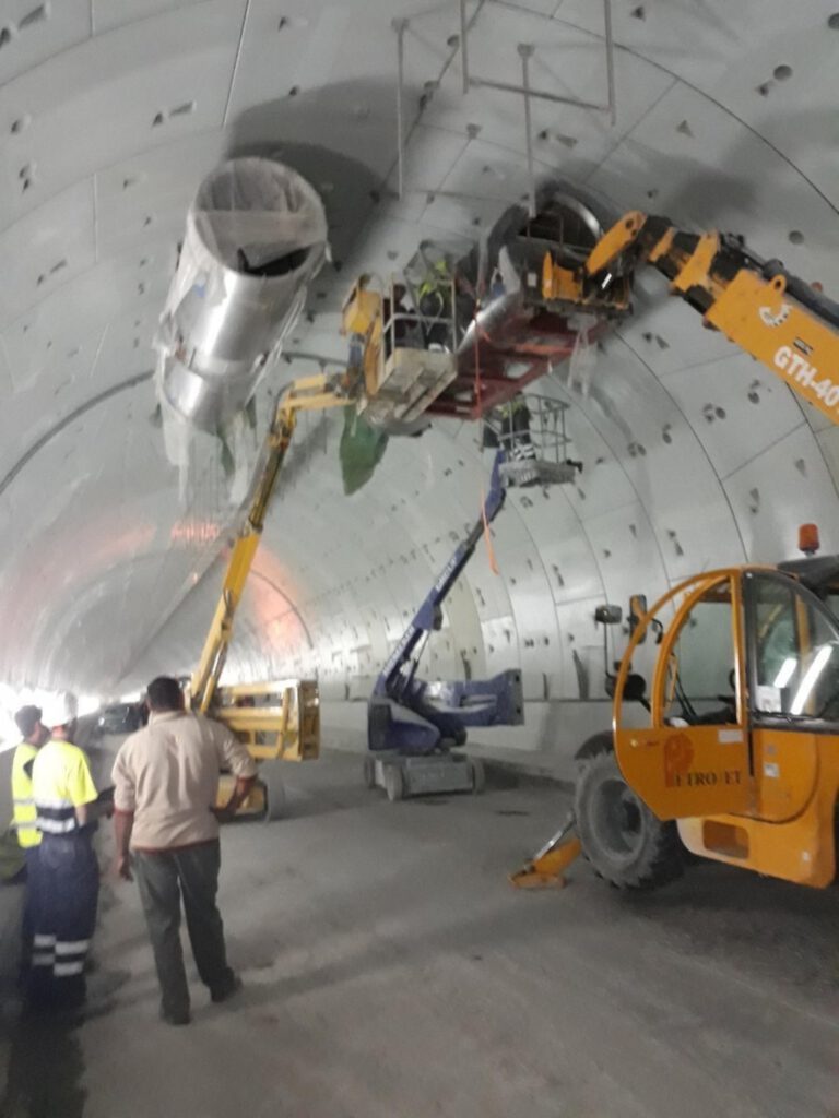 Ismailia Tunnel under Suez Canal - Jet Fans